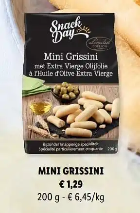 Lidl Mini grissini aanbieding