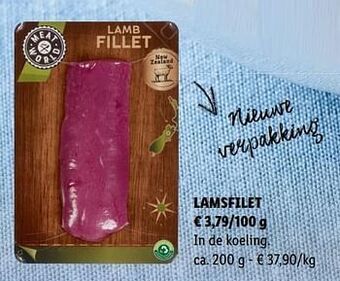 Lidl Lamsfilet aanbieding