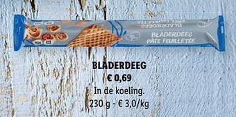 Lidl Bladerdeeg aanbieding