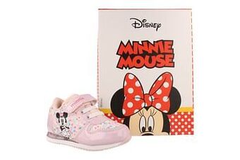 Berca Shoes Minnie Mouse Sneaker Laag Meisjes Maat 24/32 Met Lichtjes - Roze aanbieding