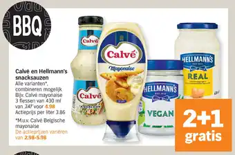 Calvé en Hellmann's snackauzen