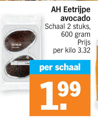 Albert Heijn AH Eetrijpe avocado aanbieding