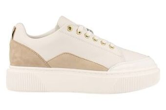 Berca Shoes 727 Cycleur De Luxe Sneaker Laag Dames Sofia Trend Plateauzool - Wit aanbieding