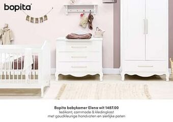 Baby & Tiener Bopita babykamer elena wit aanbieding