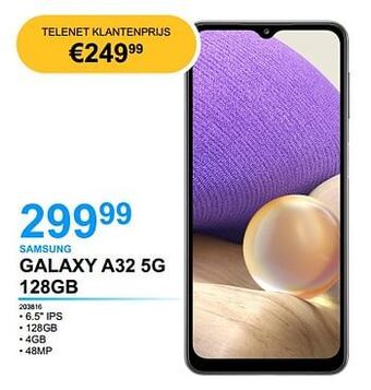 VCD Samsung galaxy a32 5g 128gb aanbieding