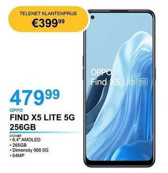 Computer Checkpoint Oppo find x5 lite 5g 256gb aanbieding