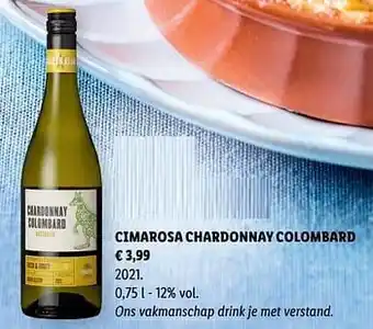 Cimarosa chardonnay colombard