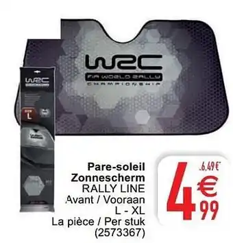 Cora Pare-soleil zonnescherm rally line aanbieding