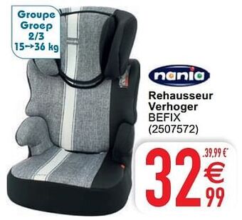 Cora Rehausseur verhoger befix aanbieding