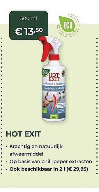 Multi bazar Hot Exit aanbieding