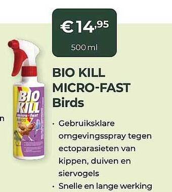 Multi bazar Bio Kill Micro Fast Birds aanbieding