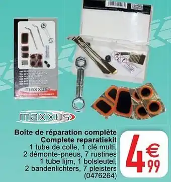 Boîte de réparation complète complete reparatiekit