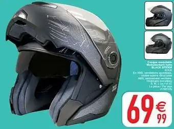 Cora Casque modulable moduleerbare helm black spider eole aanbieding