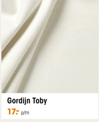 Kwantum Gordijn Toby Wit aanbieding