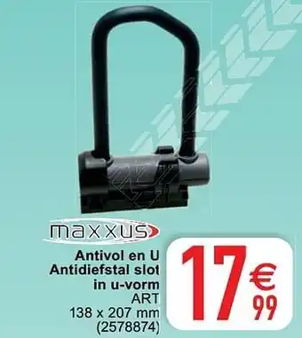 Antivol en u antidiefstal slot in u-vorm art