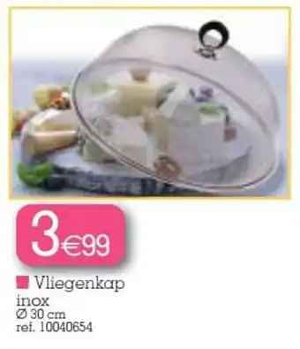 Vliegenkap inox