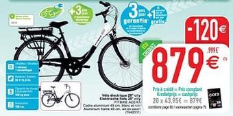 Vélo électrique 28`` city elektrische fiets 28`` city fitbike acera
