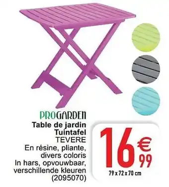 Cora Table de jardin tuintafel tevere aanbieding