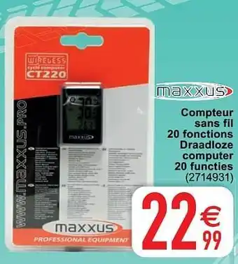 Cora Compteur sans fil 20 fonctions draadloze computer 20 functies aanbieding