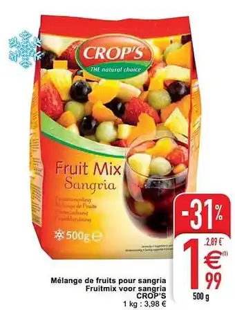 Cora Mélange de fruits pour sangria fruitmix voor sangria crop`s aanbieding