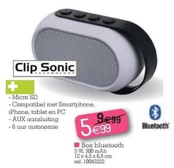 Yess Box bluetooth aanbieding