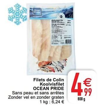 Filets de colin koolvisfilet ocean pride