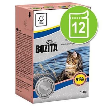 190g Feline Speciaal 12 x Hair & Skin Sensitive Bozita Kattenvoer