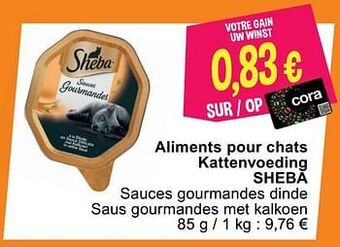 Cora Aliments pour chats kattenvoeding sheba aanbieding