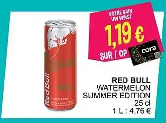 Cora Red bull watermelon summer edition aanbieding