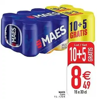 Cora Maes cans aanbieding