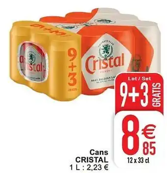 Cora Cans cristal aanbieding