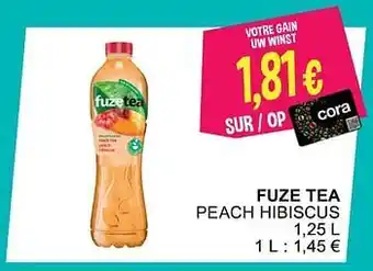 Fuze tea peach hibiscus