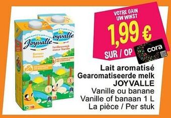 Lait aromatisé gearomatiseerde melk joyvalle