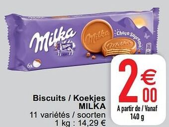 Biscuits - koekjes milka