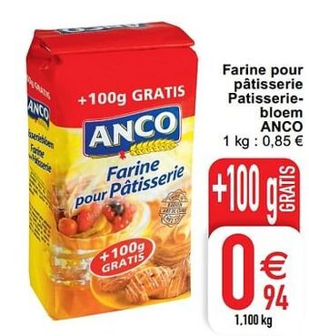 Cora Farine pour pâtisserie patisseriebloem anco aanbieding