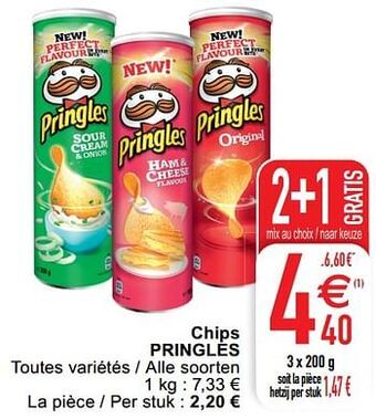 Cora Chips pringles aanbieding