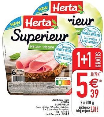 Jambon - ham herta supérieur
