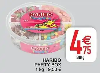 Cora Haribo party box aanbieding