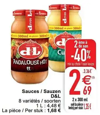 Sauces - sauzen d+l