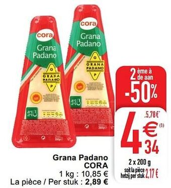 Cora Grana padano cora aanbieding
