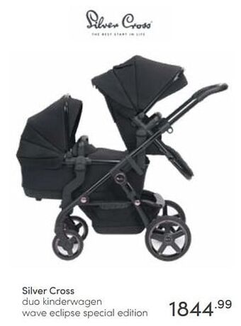 Baby & Tiener Silver cross duo kinderwagen wave eclipse special edition aanbieding