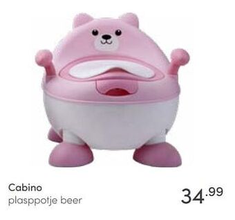 Baby & Tiener Cabino plasppotje beer aanbieding