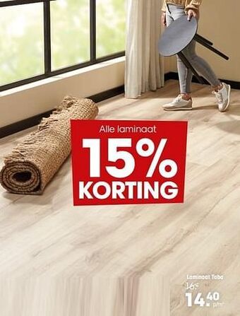Kwantum Laminaat toba aanbieding