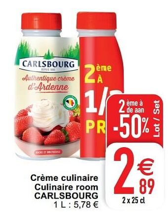Cora Crème culinaire culinaire room carlsbourg aanbieding
