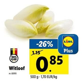 Lidl Witloof aanbieding