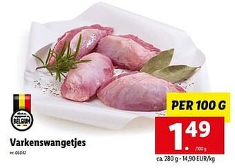 Lidl Varkenswangetjes aanbieding