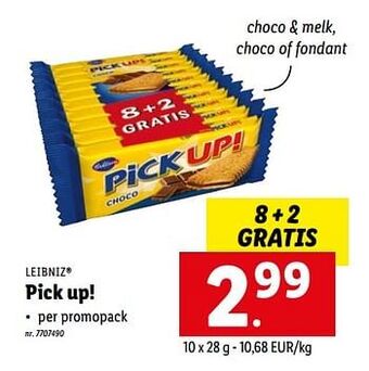 Lidl Pick up! aanbieding
