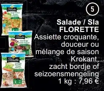 Salade - sla florette