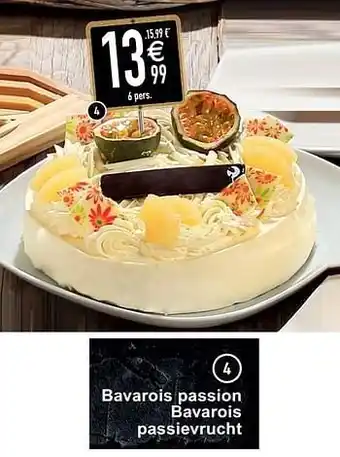 Bavarois passion bavarois passievrucht