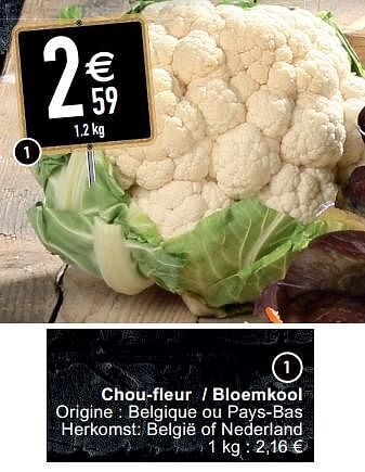 Chou-fleur - bloemkool